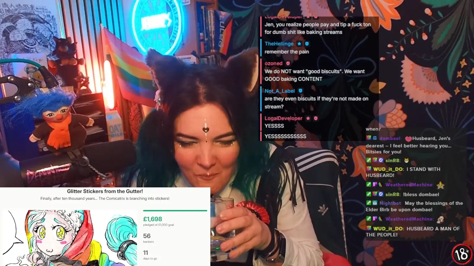 Husbeard speaks the truth about the baking stream