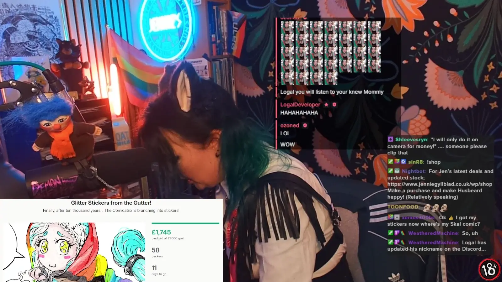 Husbeard Provides Baking Stream Tagline